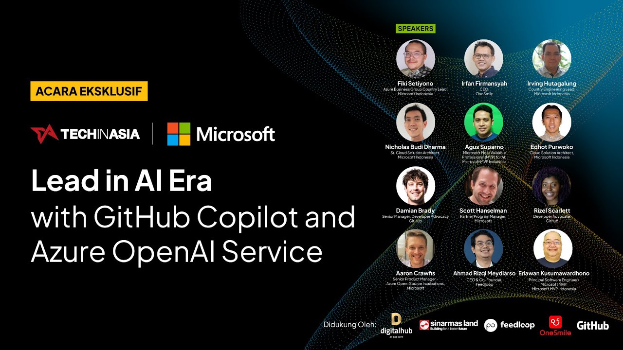 Tech in Asia x Microsoft: Lead in AI Era with GitHub Copilot and Azure OpenAI Service