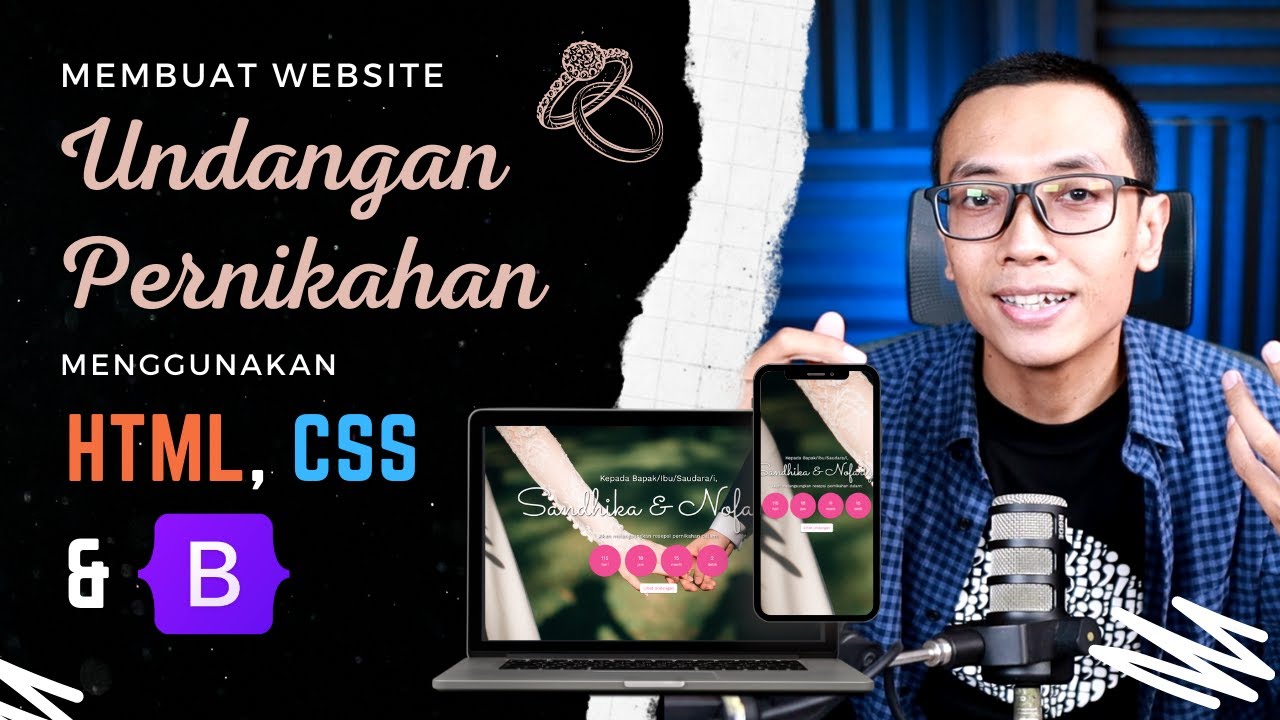 Membuat Website UNDANGAN PERNIKAHAN dengan HTML, CSS & BOOTSTRAP 5