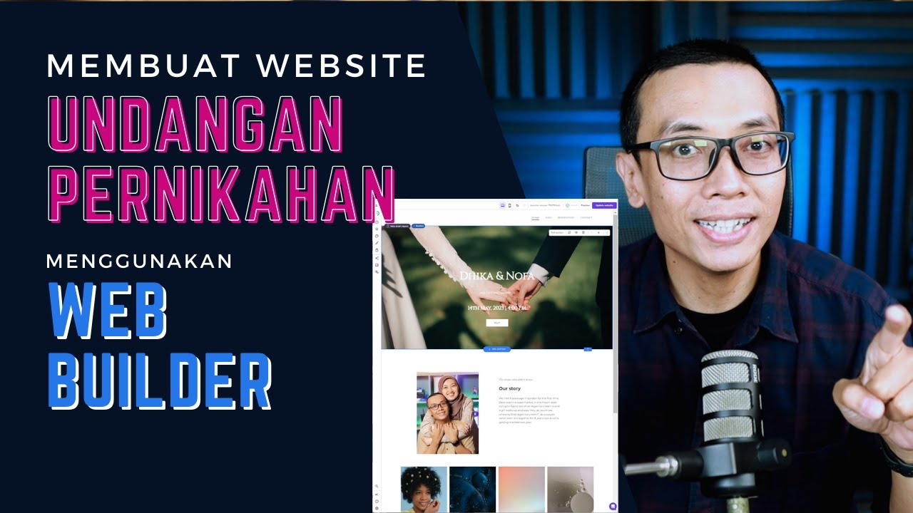 Membuat Website Undangan Pernikahan Menggunakan Web Builder Niagahoster