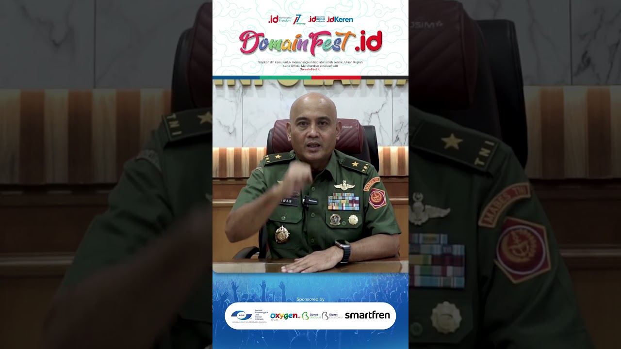 UCAPAN ANNIVERSARY PANDI YANG KE-17 TAHUN DARI BRIGJEN TNI IWAN SUMANTRI KEPALA PUSINFOLAHTA TNI