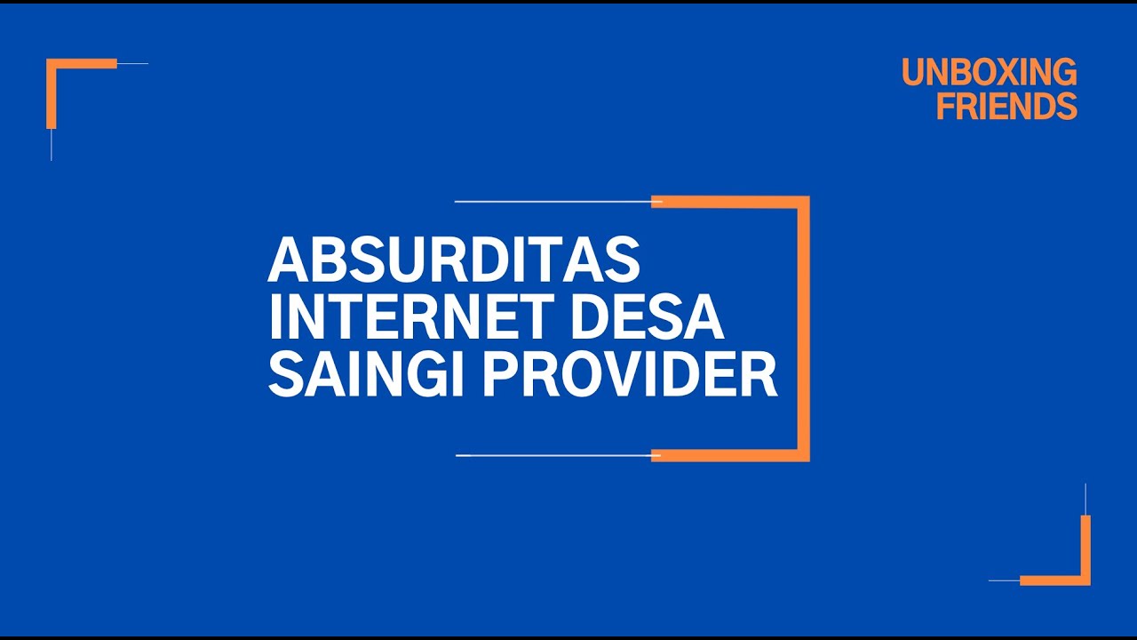 Absurditas Internet Desa Saingi Provider | eps 9 Nasrun Taliabu