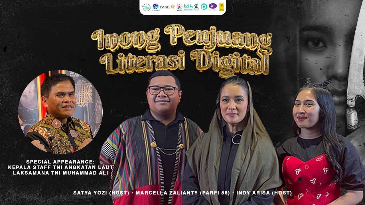 Inong Peujuang Literasi Digital bersama Marcella Zalianty dan KSAL Laksamana TNI Muhammad Ali