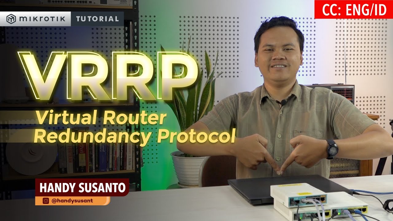 Virtual Router Redundancy Protocol - MIKROTIK TUTORIAL [ENG SUB]