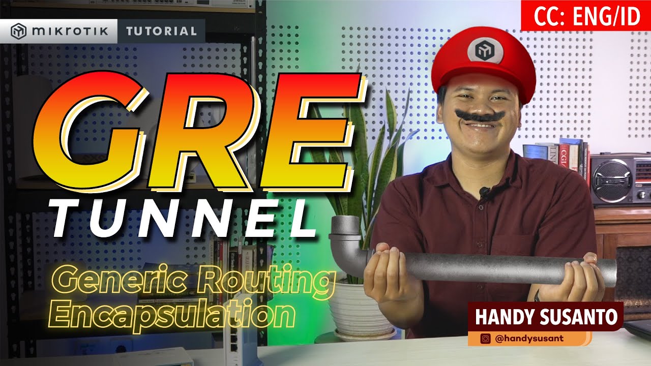 GRE Tunnel - MIKROTIK TUTORIAL [ENG SUB]