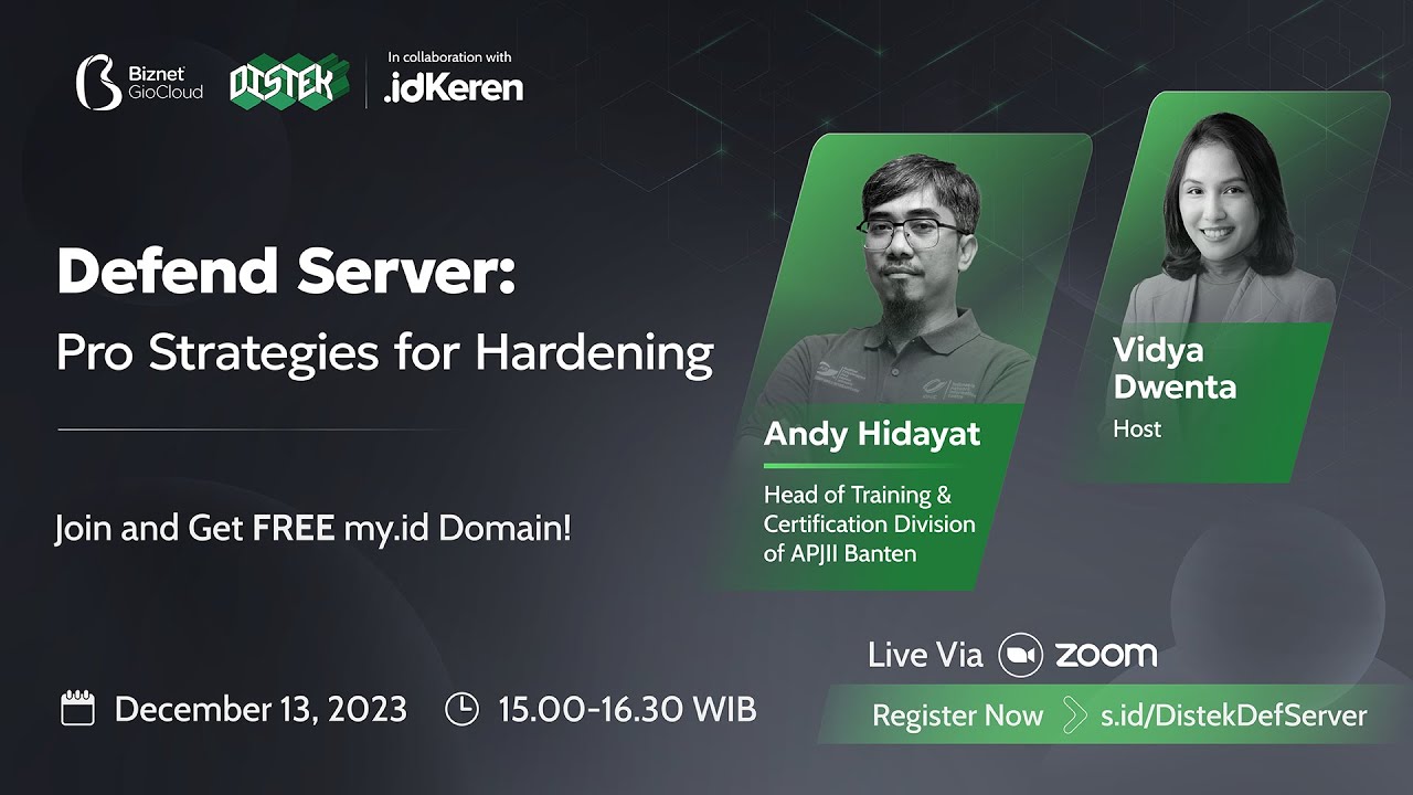 WEBINAR DEFEND SERVER: PRO STRATEGIES FOR HARDENING