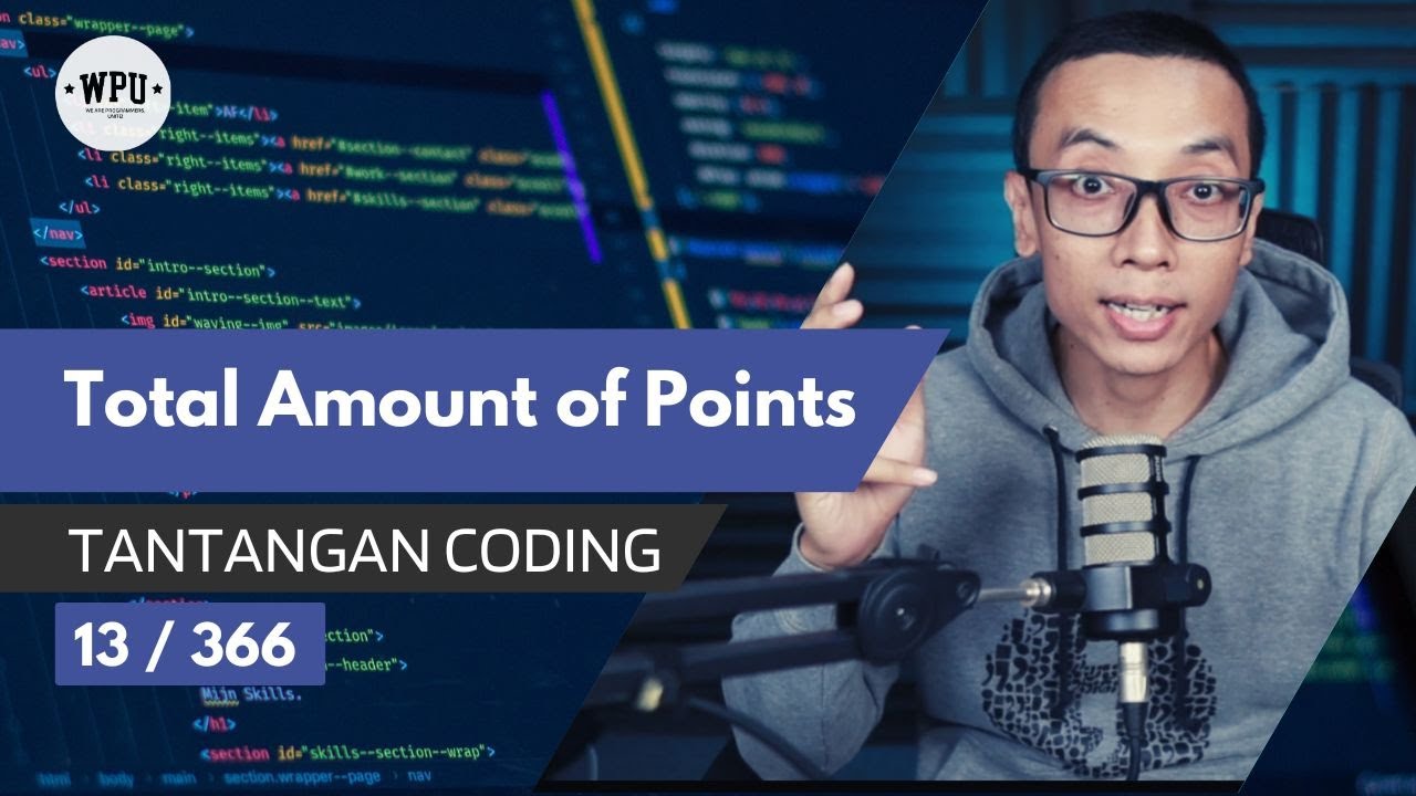 Total Amount of Points | Tantangan Coding (13/366)