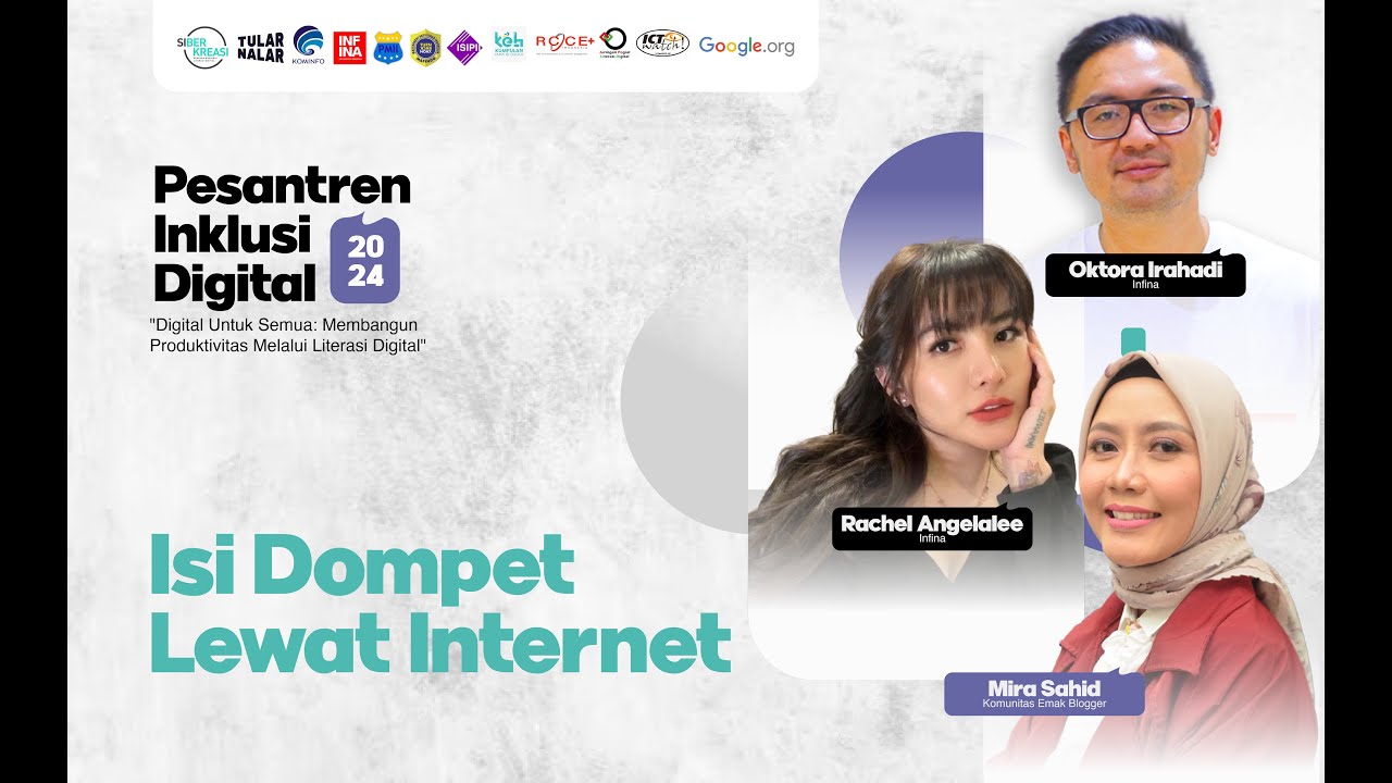 ISI DOMPET LEWAT INTERNET | PESANTREN INKLUSI DIGITAL 2024 #1