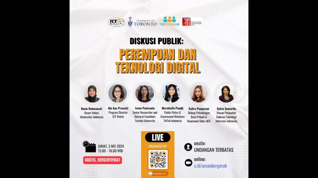Diskusi Publik : "Perempuan dan Teknologi Digital"