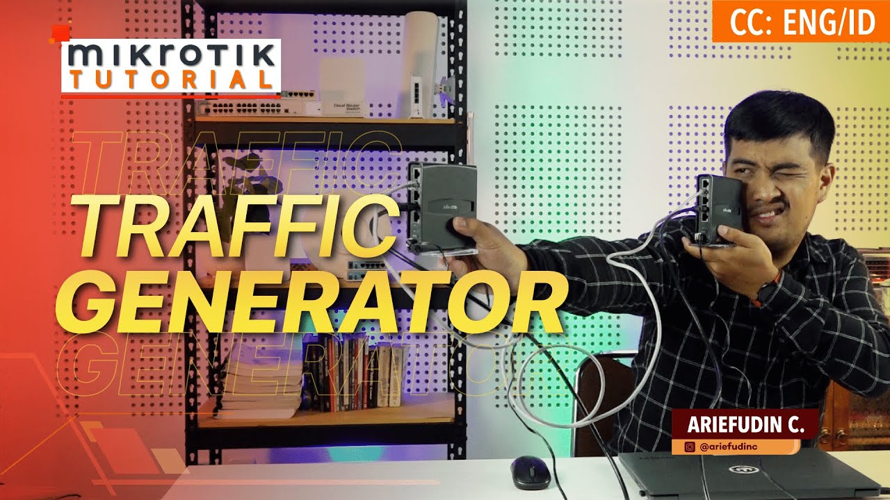 Test Performa Router Dengan Traffic Generator - MIKROTIK TUTORIAL [ENG SUB]