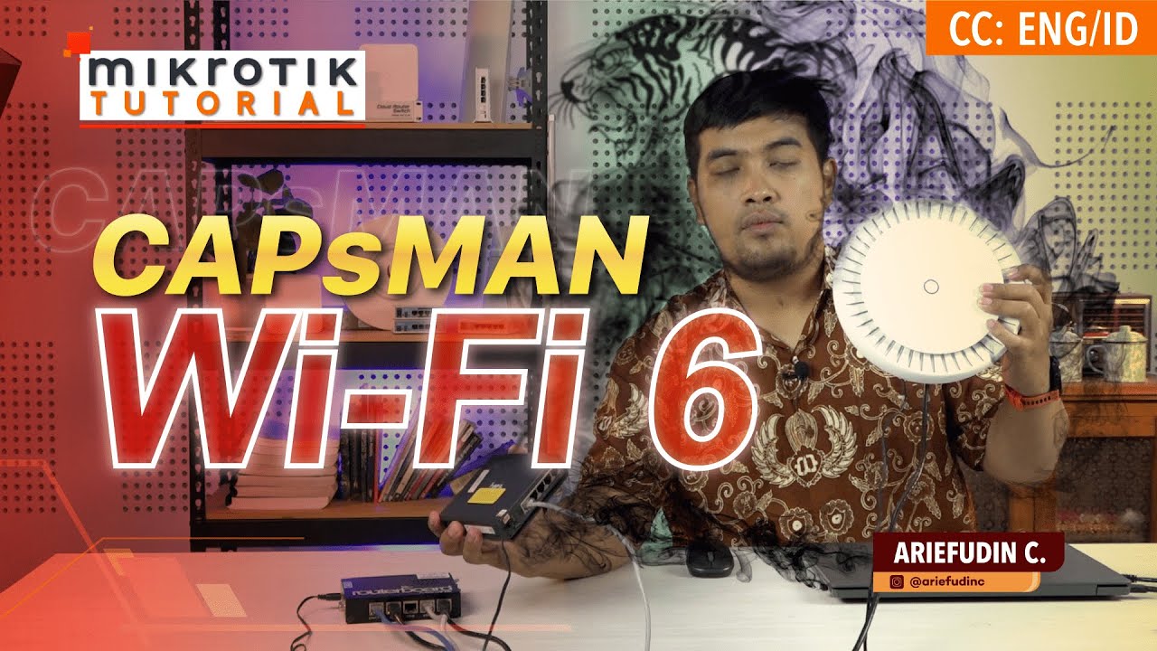 CAPsMAN WiFi6 - MIKROTIK TUTORIAL [ENG SUB]