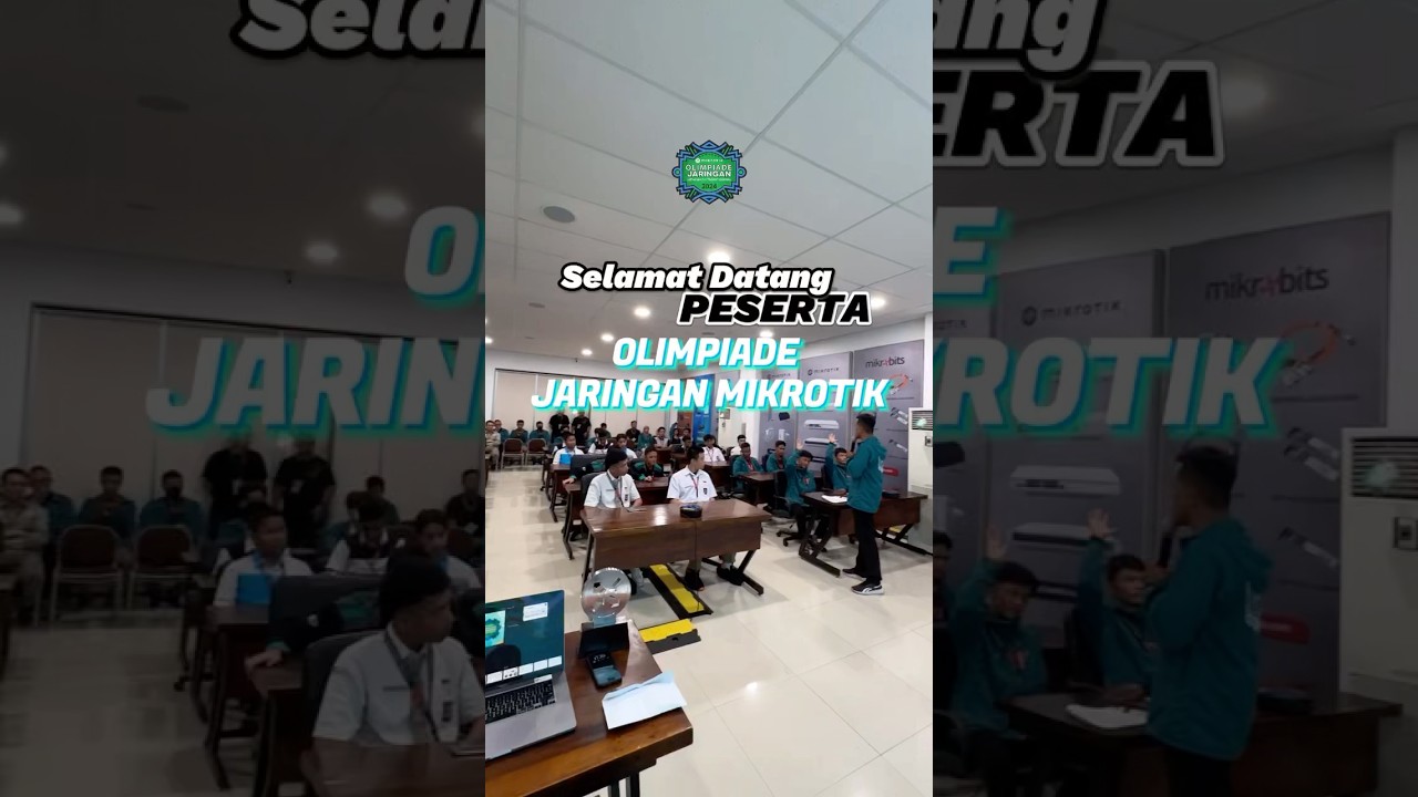 Cuplikan kedatangan 15 Tim Finalis Olimpiade Jaringan MikroTik 2024 Antar SMK-TKJ Tingkat Nasional