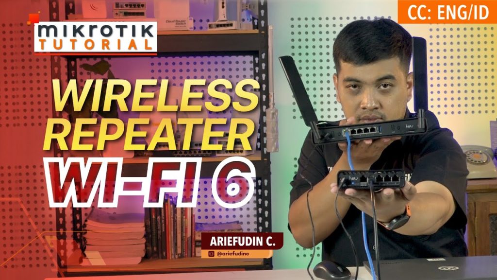 Membuat Wireless Repeater Wi-Fi 6 - MIKROTIK TUTORIAL [ENG SUB]