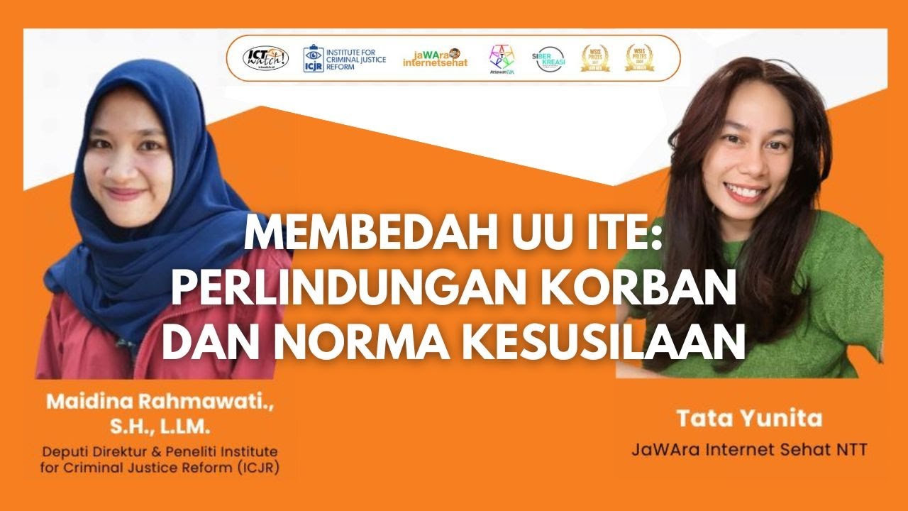 Forum Internet Sehat #16 : Norma Kesusilaan & Perlindungan KBGO