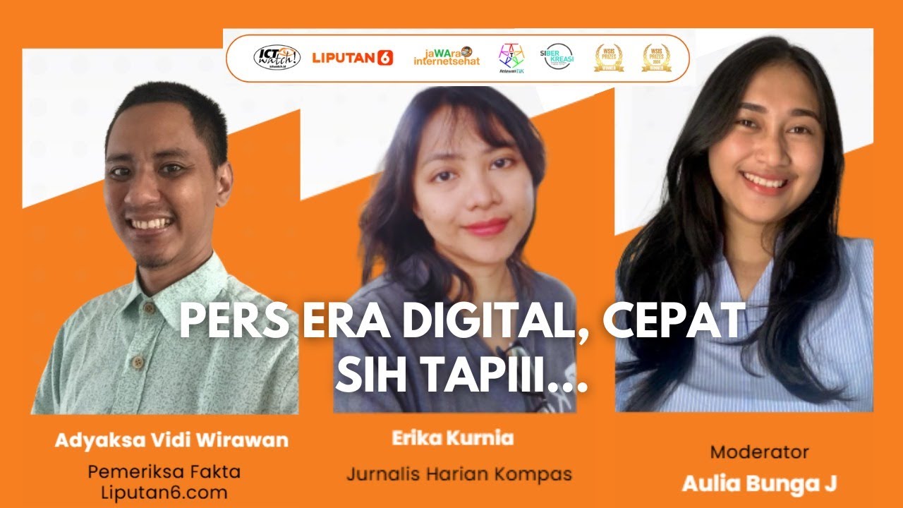 Forum Internet Sehat #17 - Pers Era Digital, Cepat sih Tapiii....