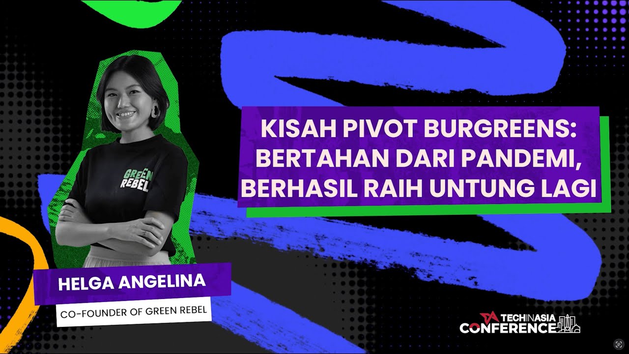 Founders Talk: Helga Angelina - GreenRebels at Tech in Asia Conference Jakarta 2024