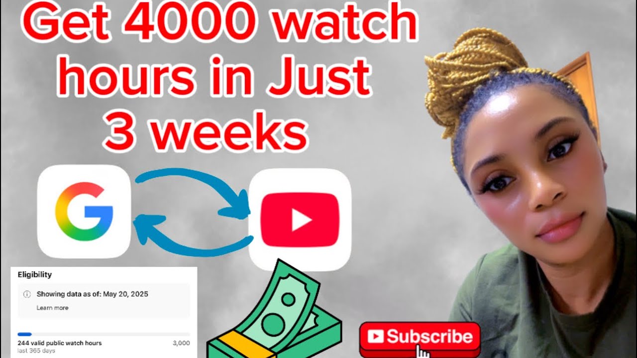 Newest way To Get 4000 Watch Hours Using Only Google & YouTube App (Complete Tutorial)