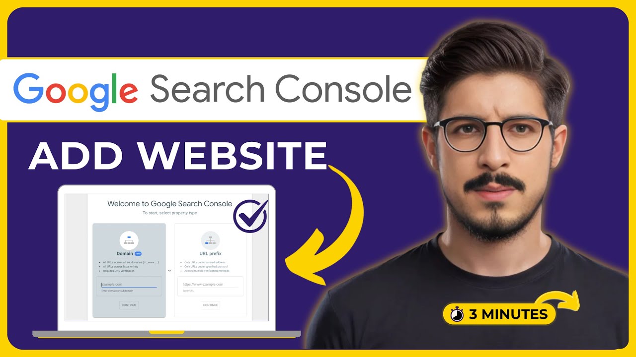 How To Add Website In Google Search Console 2025 | Submit Website To Google Search Console