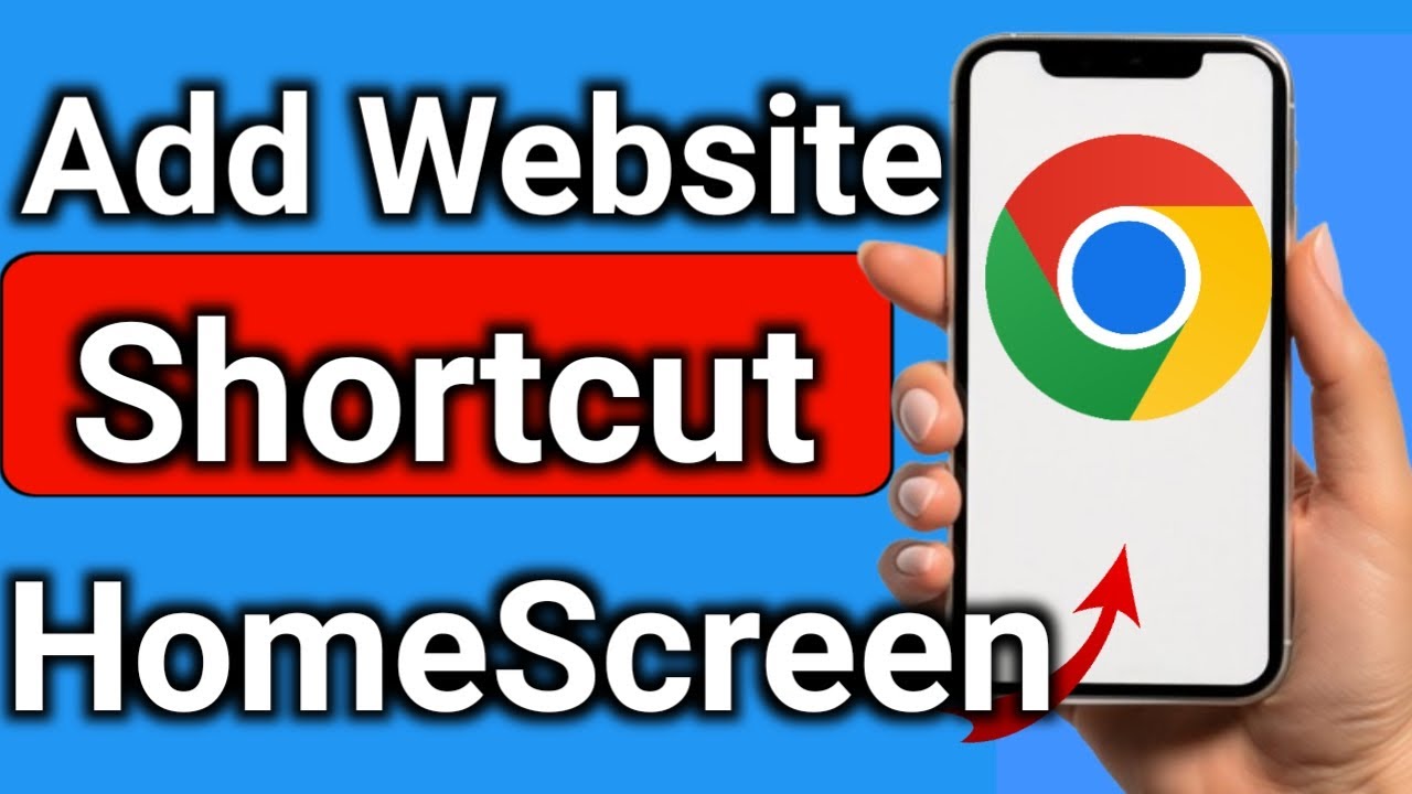 How to Add Website Shortcut To Home Screen