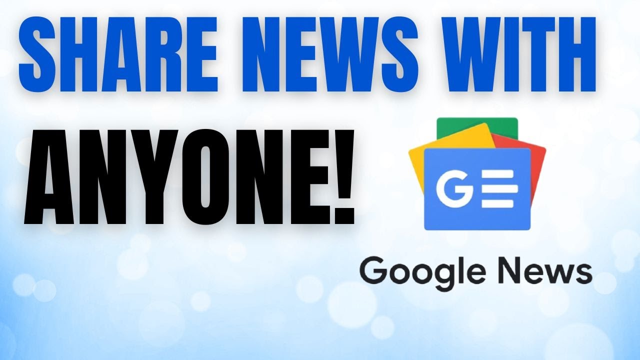 How to SHARE Google News Articles with Anyone!