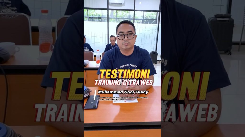 Testimoni peserta training MikroTik MTCNA di Jakarta